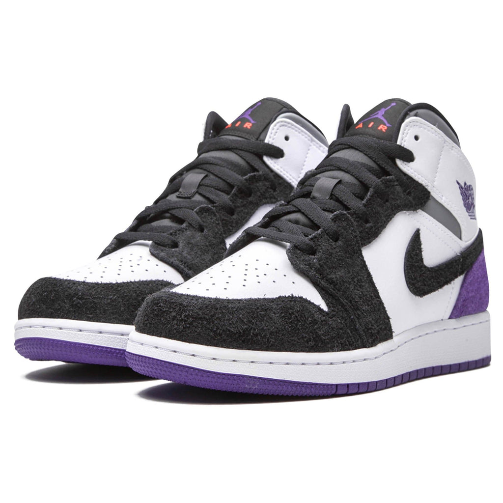 Air Jordan 1 Mid SE Purple GS Trainers