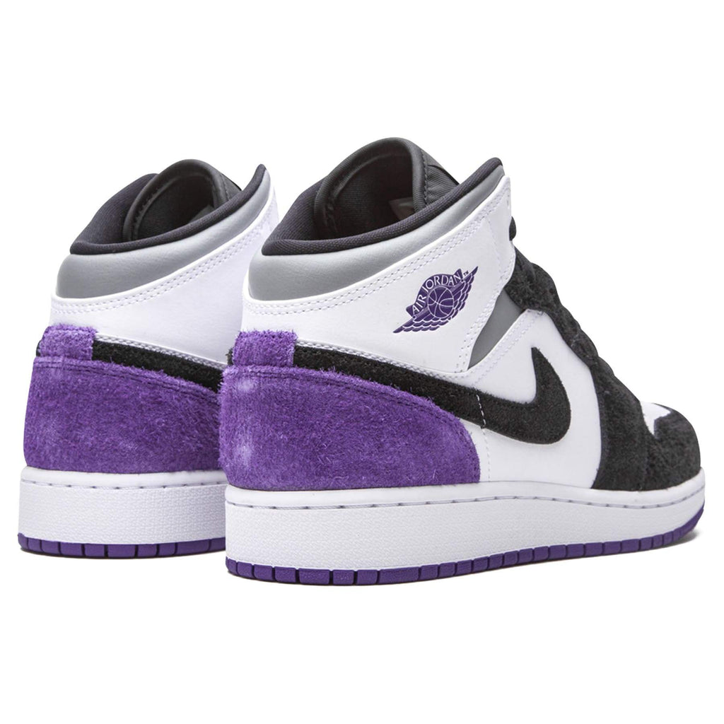Air Jordan 1 Mid SE Purple GS Trainers