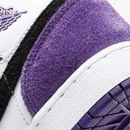 Air Jordan 1 Mid SE Purple GS Trainers
