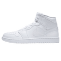 Air Jordan 1 Mid Triple White Trainers