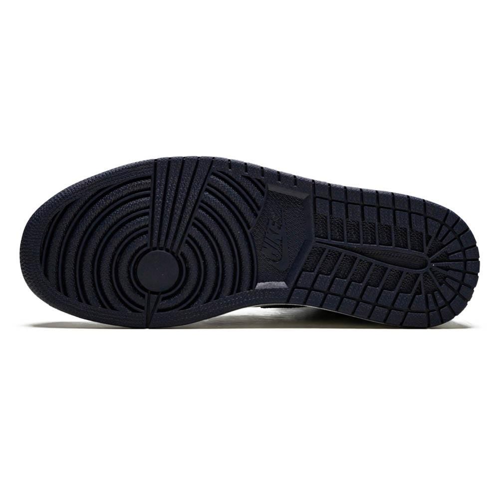 Air Jordan 1 High OG Obsidian UNC trainers sole detail
