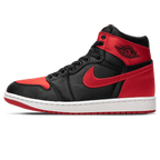 Air Jordan 1 High OG Womens Satin Bred 2023 trainers main side profile