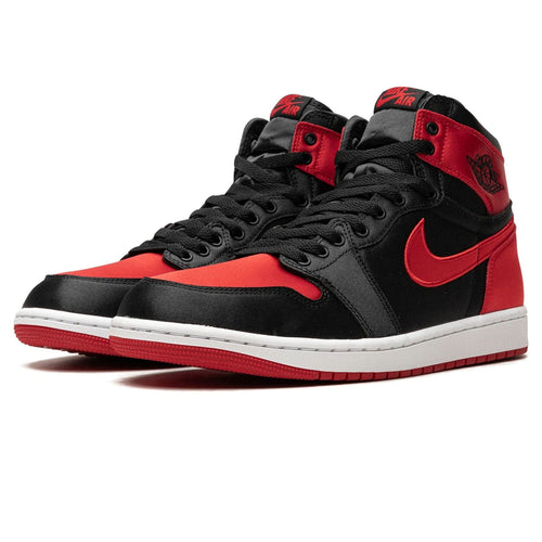 Air Jordan 1 High OG Womens Satin Bred 2023 trainers alternate side view