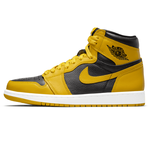 Air Jordan 1 High Retro OG Pollen trainers main side profile
