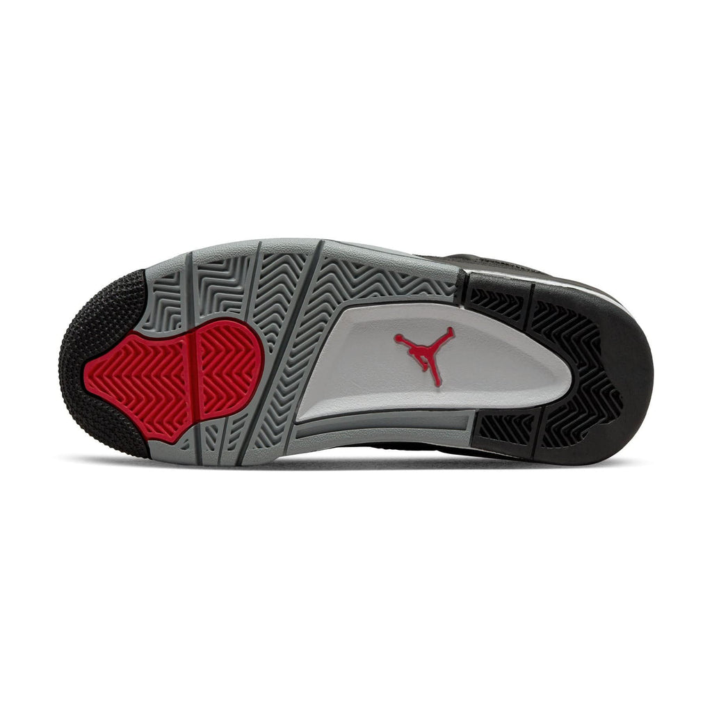 Air Jordan 4 Retro SE GS Black Canvas trainers sole detail