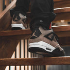 Air Jordan 4 Retro Taupe Haze trainers extra product angle