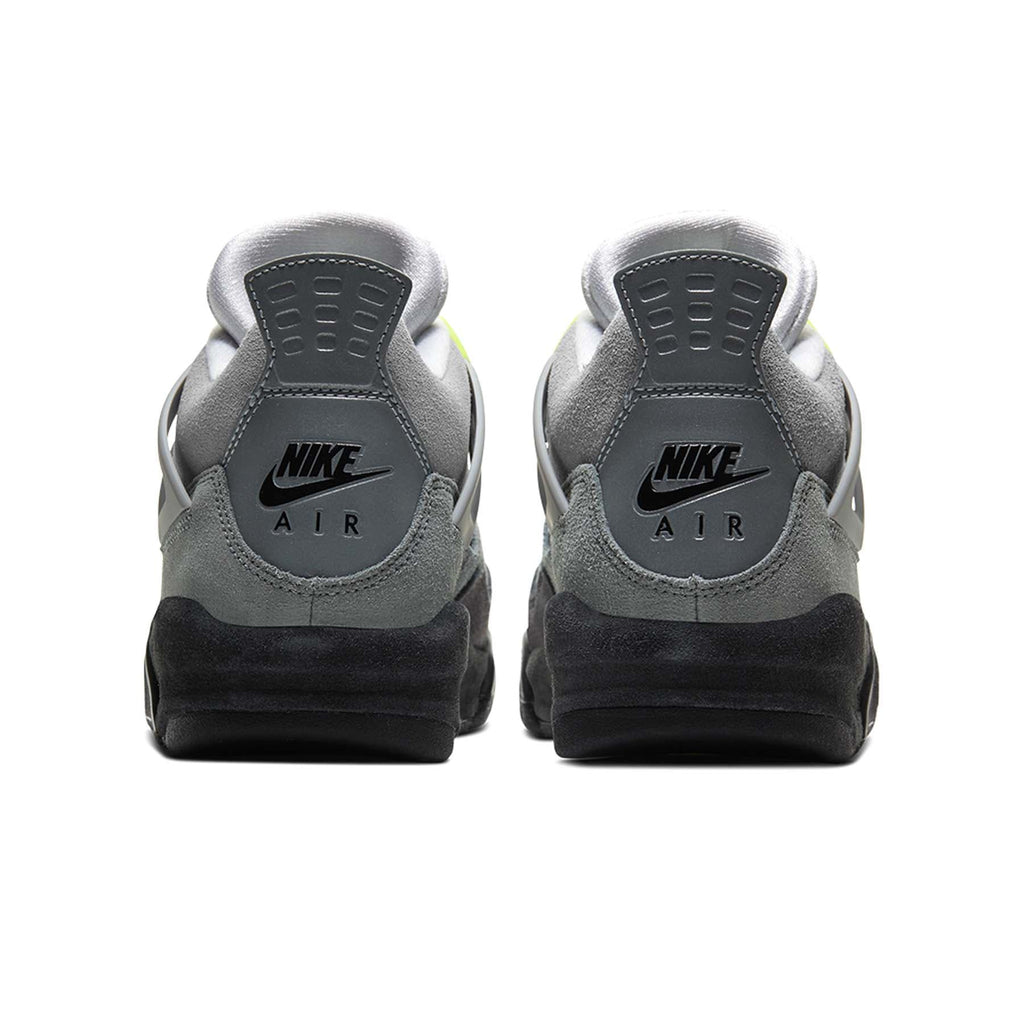 Air Jordan 4 Retro SE GS Neon 95 trainers heel view