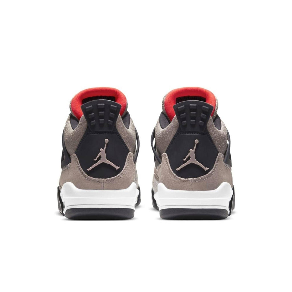 Air Jordan 4 Retro GS Taupe Haze trainers top view showing laces