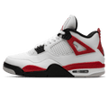 Air Jordan 4 Retro Red Cement trainers main side profile