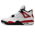 Air Jordan 4 Retro Red Cement trainers main side profile