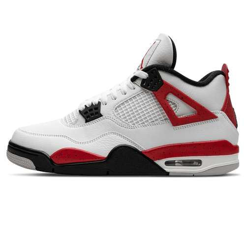 Air Jordan 4 Retro Red Cement trainers main side profile