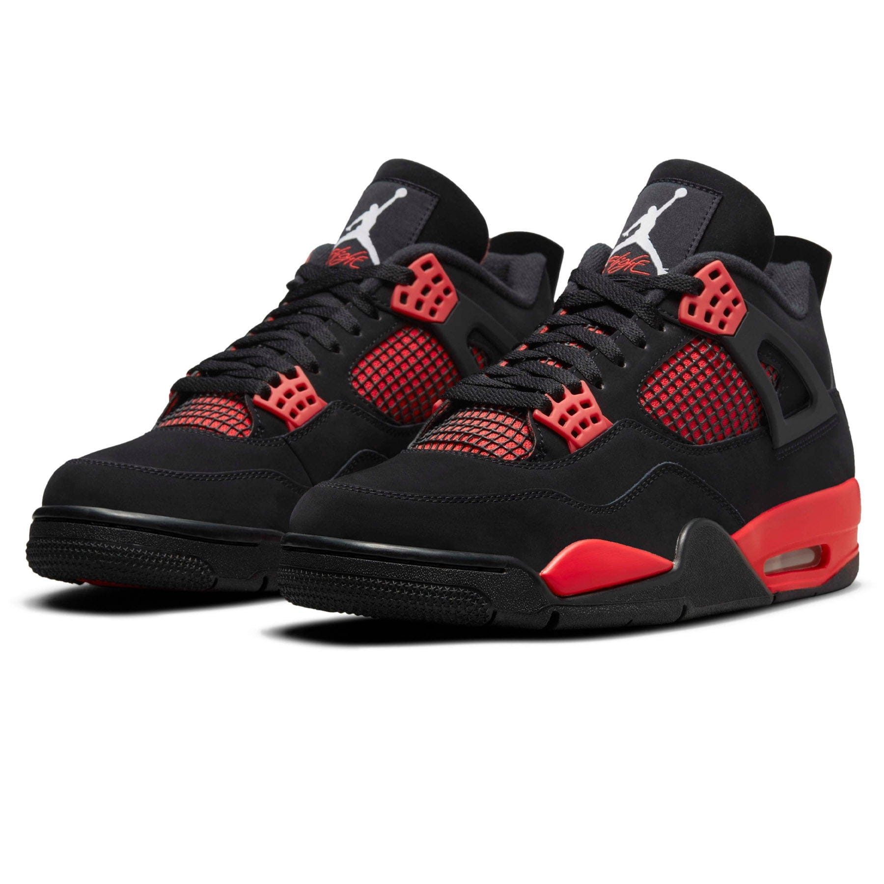 Air Jordan 4 Retro Red Thunder trainers alternate side view