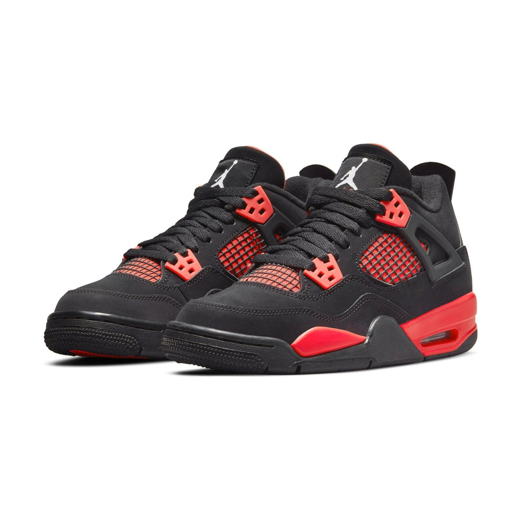 Air Jordan 4 Retro GS Red Thunder trainers alternate side view