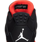 Air Jordan 4 Retro GS Red Thunder trainers additional detail view