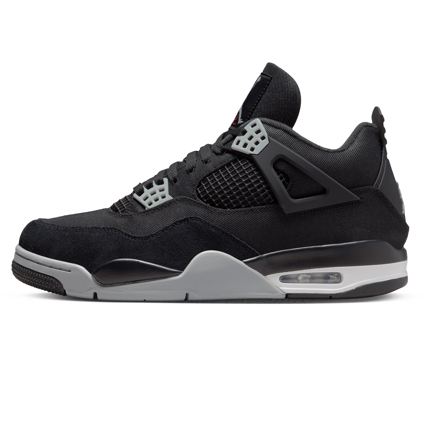 Air Jordan 4 Retro SE Black Canvas Trainers