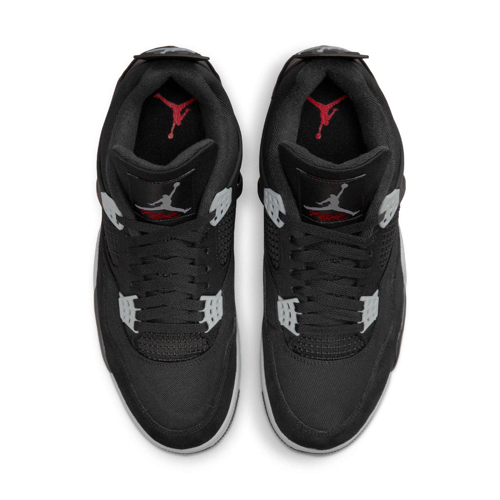 Air Jordan 4 Retro SE Black Canvas Trainers