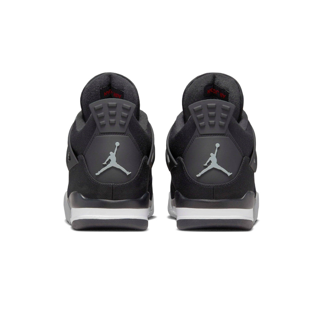 Air Jordan 4 Retro SE Black Canvas Trainers