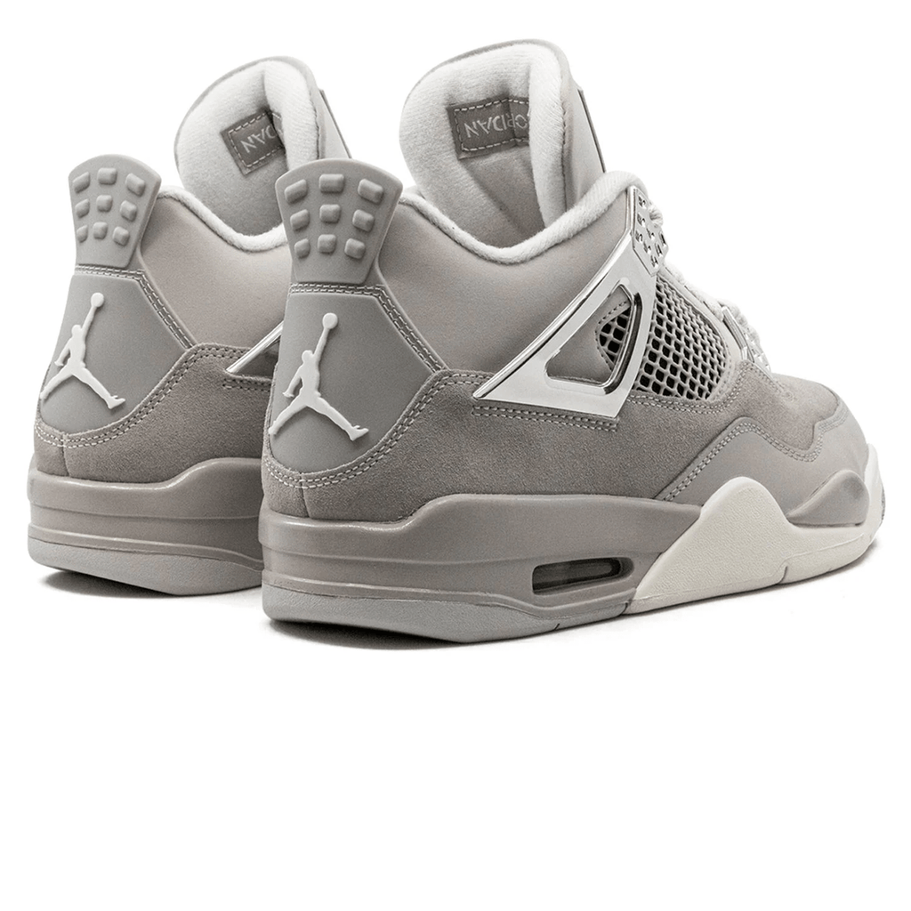 Air Jordan 4 Retro Womens Frozen Moments trainers top view showing laces