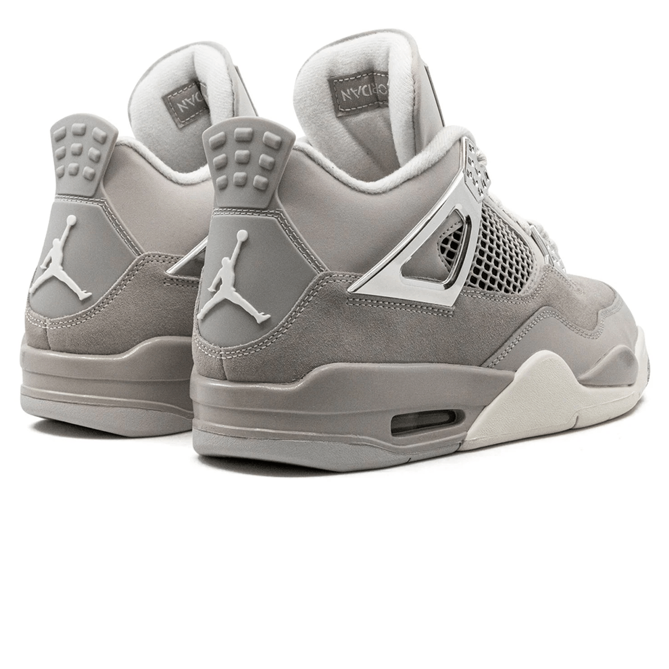 Air Jordan 4 Retro Womens Frozen Moments trainers top view showing laces