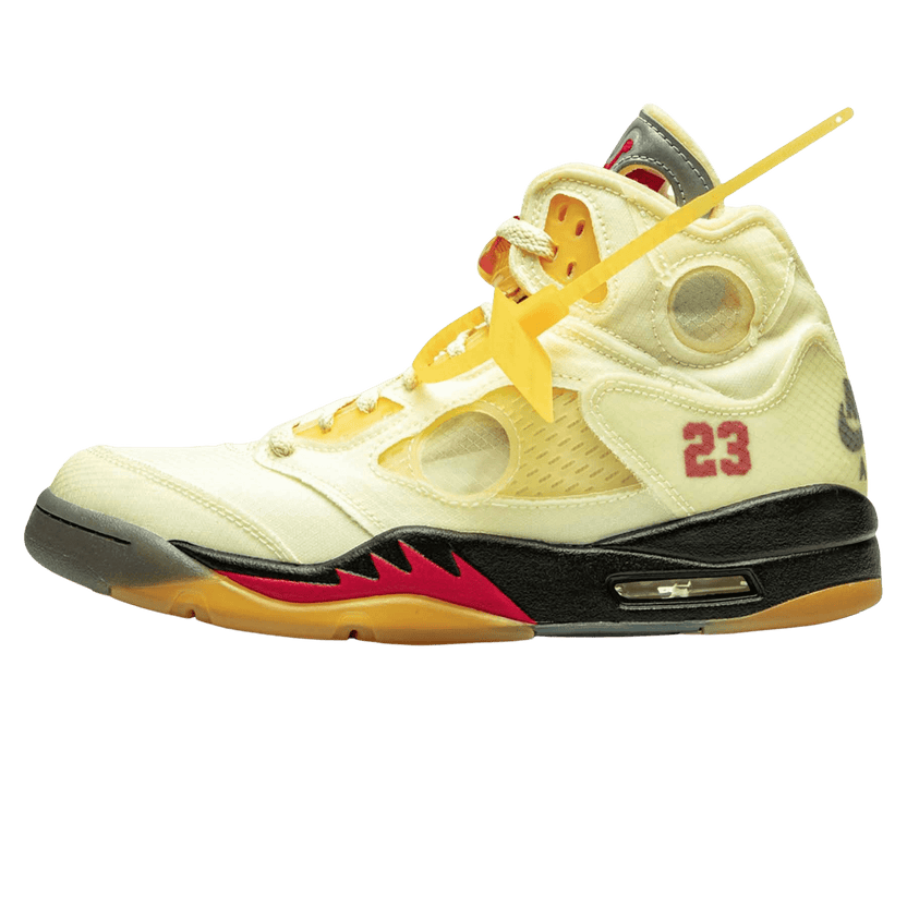 Air Jordan 5 Off-White Sail Trainers