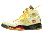 Air Jordan 5 Off-White Sail Trainers