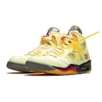 Air Jordan 5 Off-White Sail Trainers