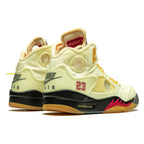 Air Jordan 5 Off-White Sail Trainers