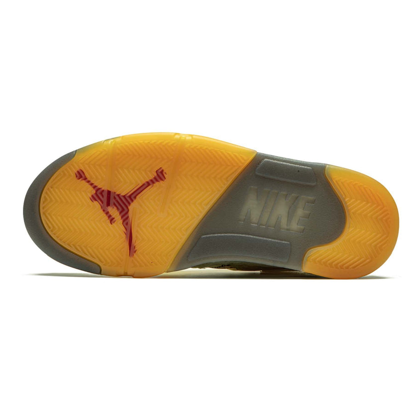 Air Jordan 5 Off-White Sail Trainers