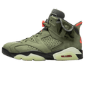 Air Jordan 6 Retro Travis Scott Olive Trainers