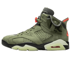 Air Jordan 6 Retro Travis Scott Olive Trainers