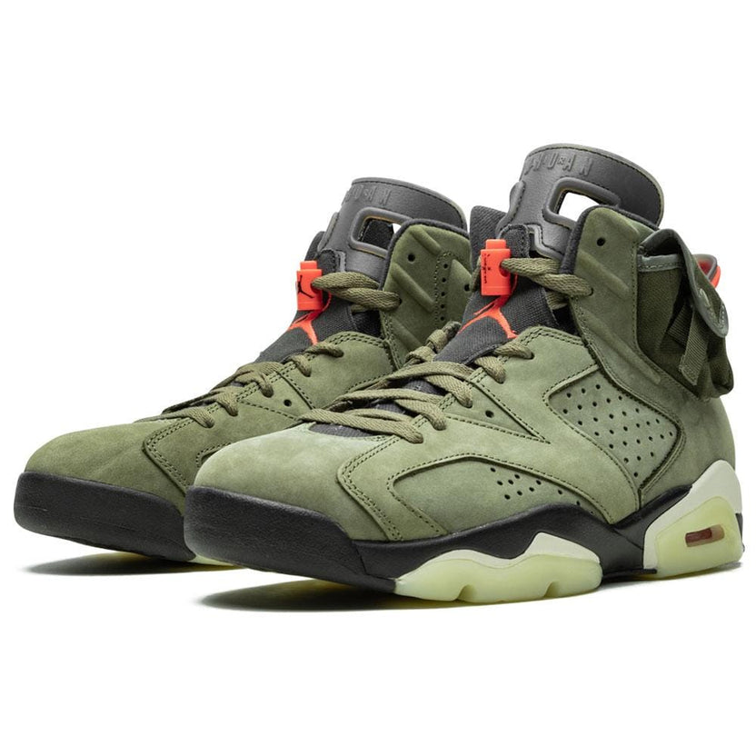 Air Jordan 6 Retro Travis Scott Olive Trainers