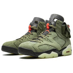 Air Jordan 6 Retro Travis Scott Olive Trainers