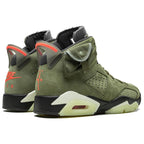 Air Jordan 6 Retro Travis Scott Olive Trainers