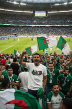 Algeria World Cup 2026 T-Shirt - Bold Graffiti Flag Design by StayClothed.com