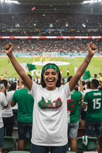 Algeria World Cup 2026 T-Shirt - Bold Graffiti Flag Design by StayClothed.com