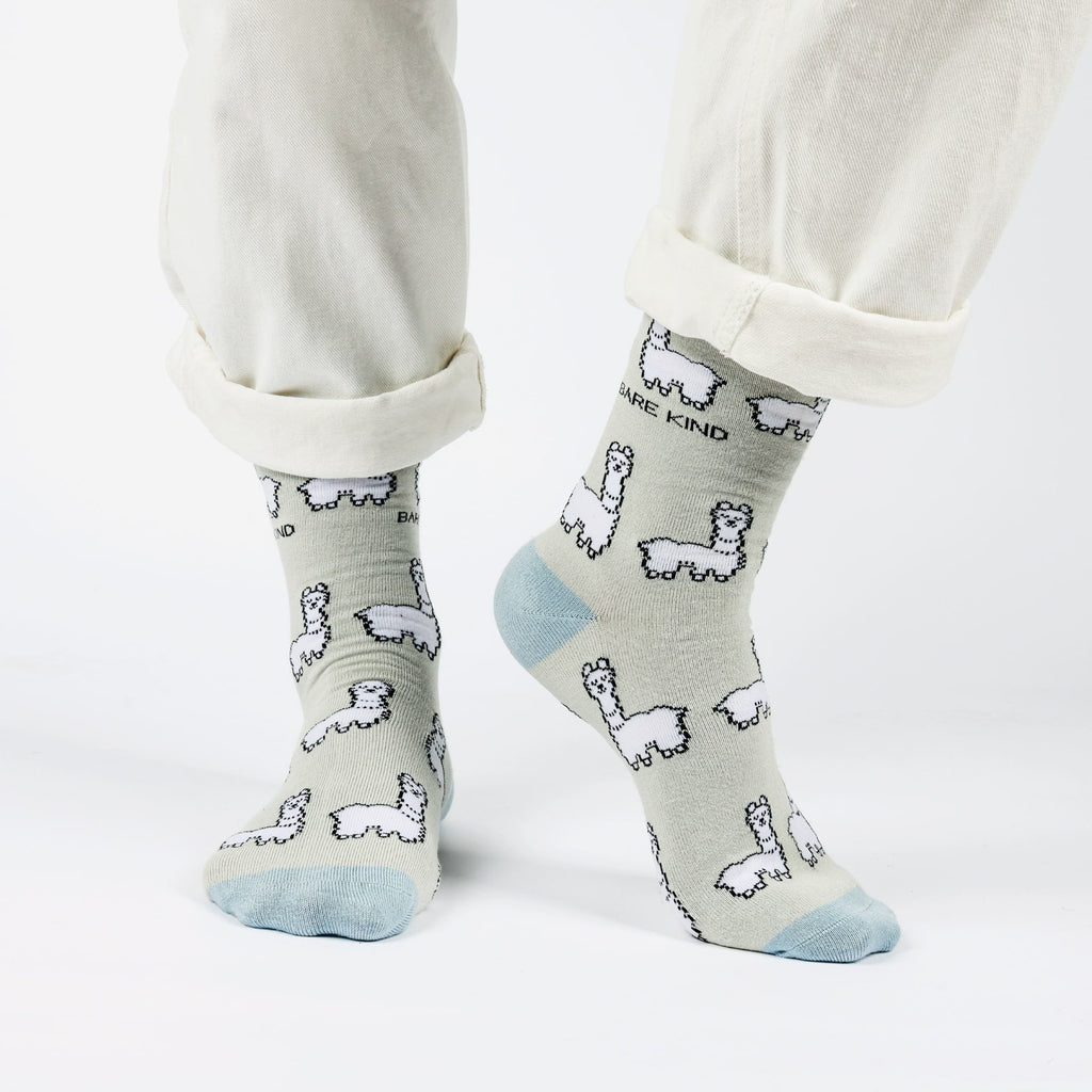 Bare Kind Blue Farm Animals Bundle of 3 Bamboo Sock Set