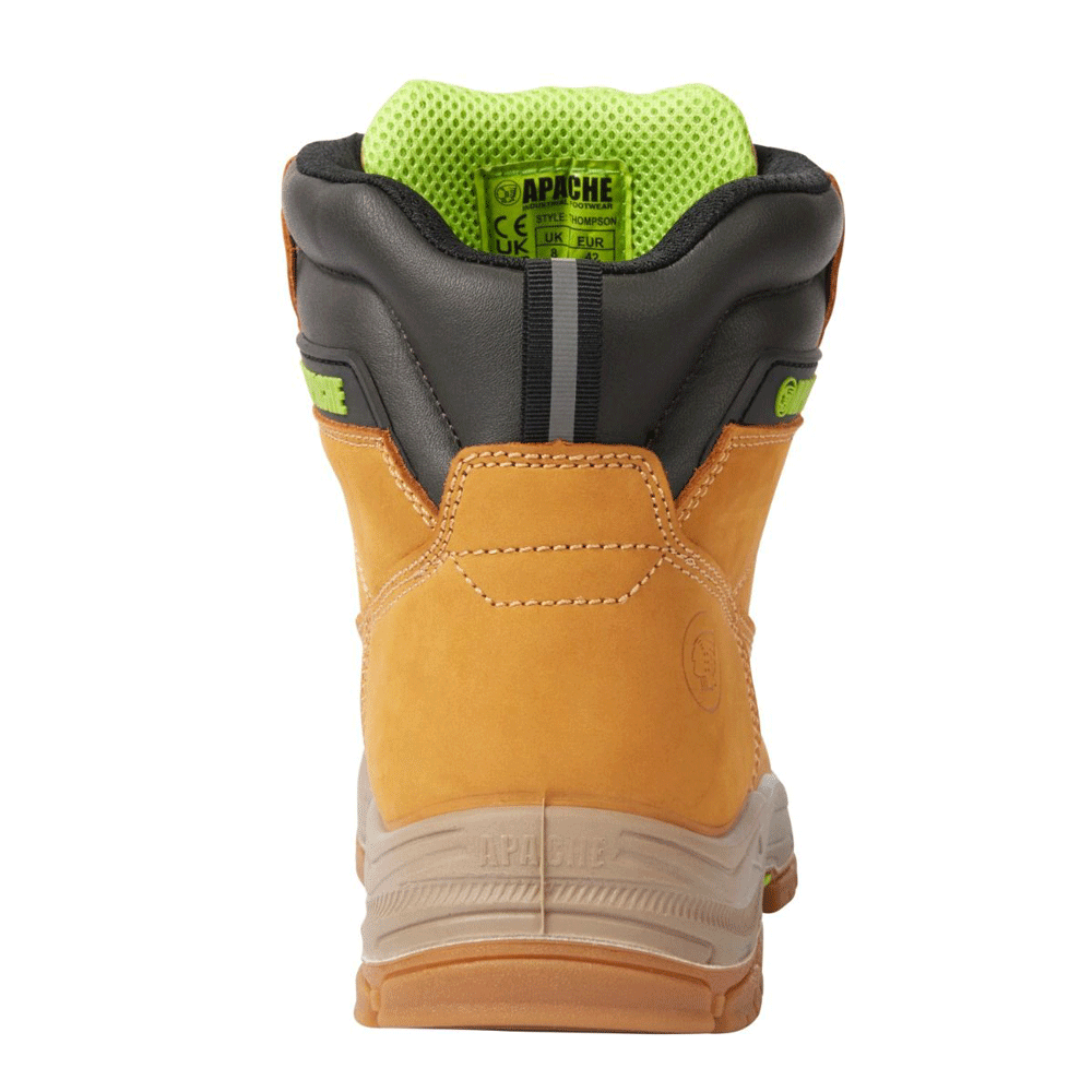 Apache Thompson Waterproof Gts Outsole Safety Boots Wheat