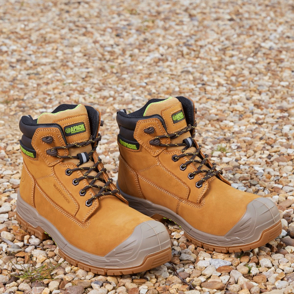 Apache Thompson Waterproof Gts Outsole Safety Boots Wheat