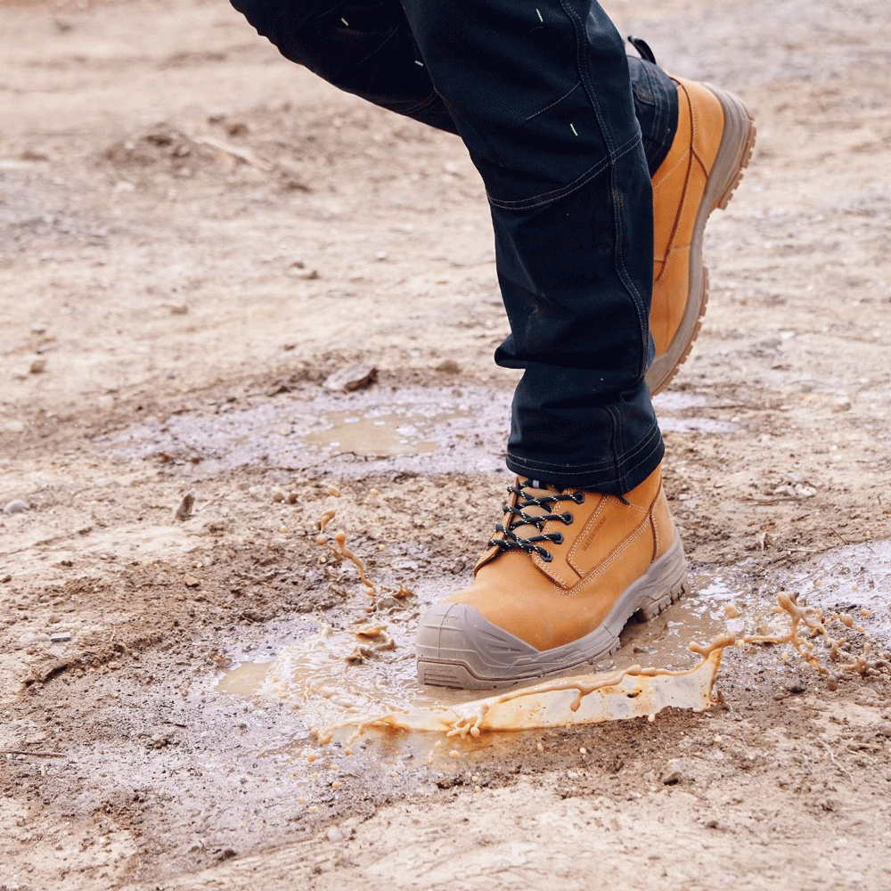 Apache Thompson Waterproof Gts Outsole Safety Boots Wheat