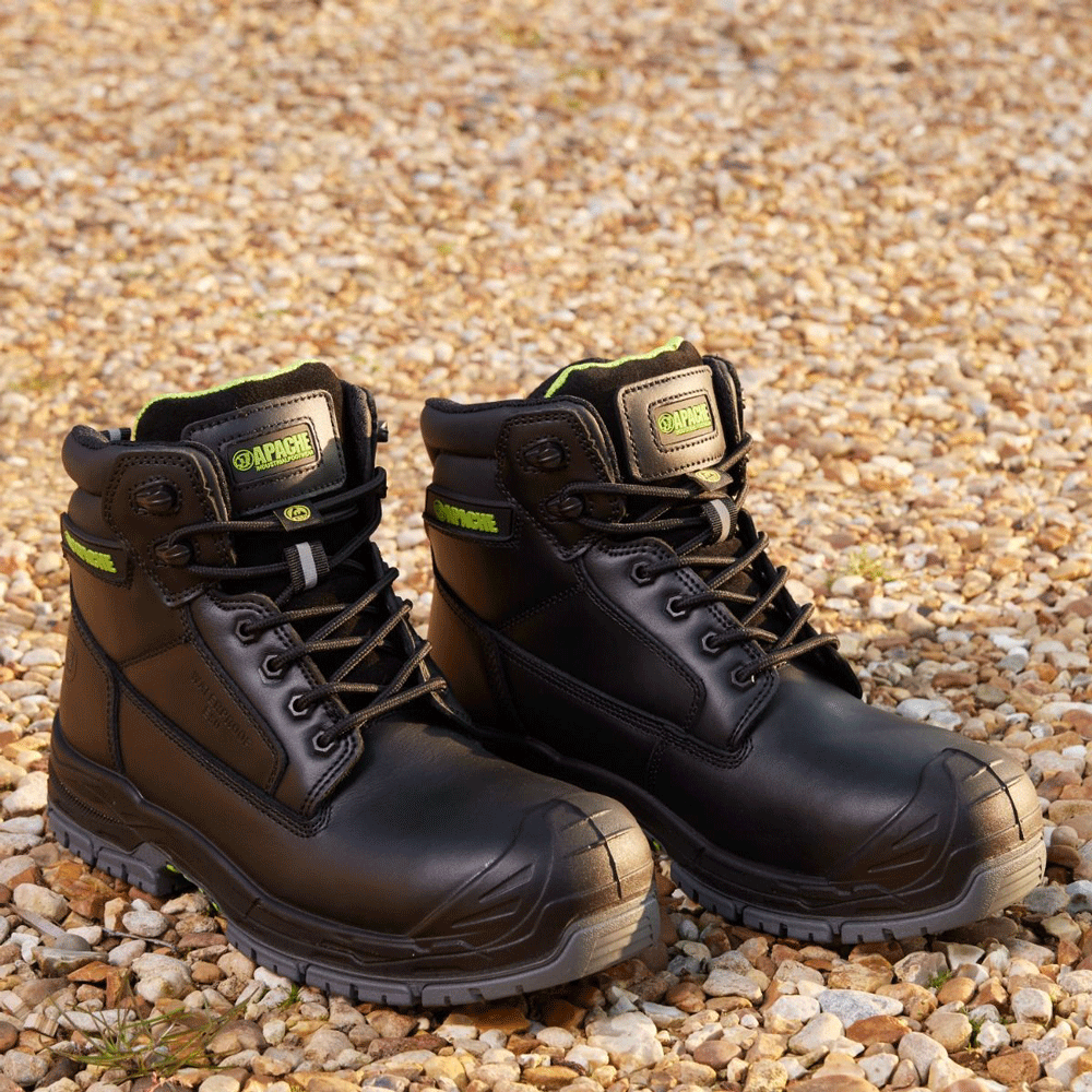 Apache Cranbrook Waterproof ESD Gts Outsole Safety Boots Black