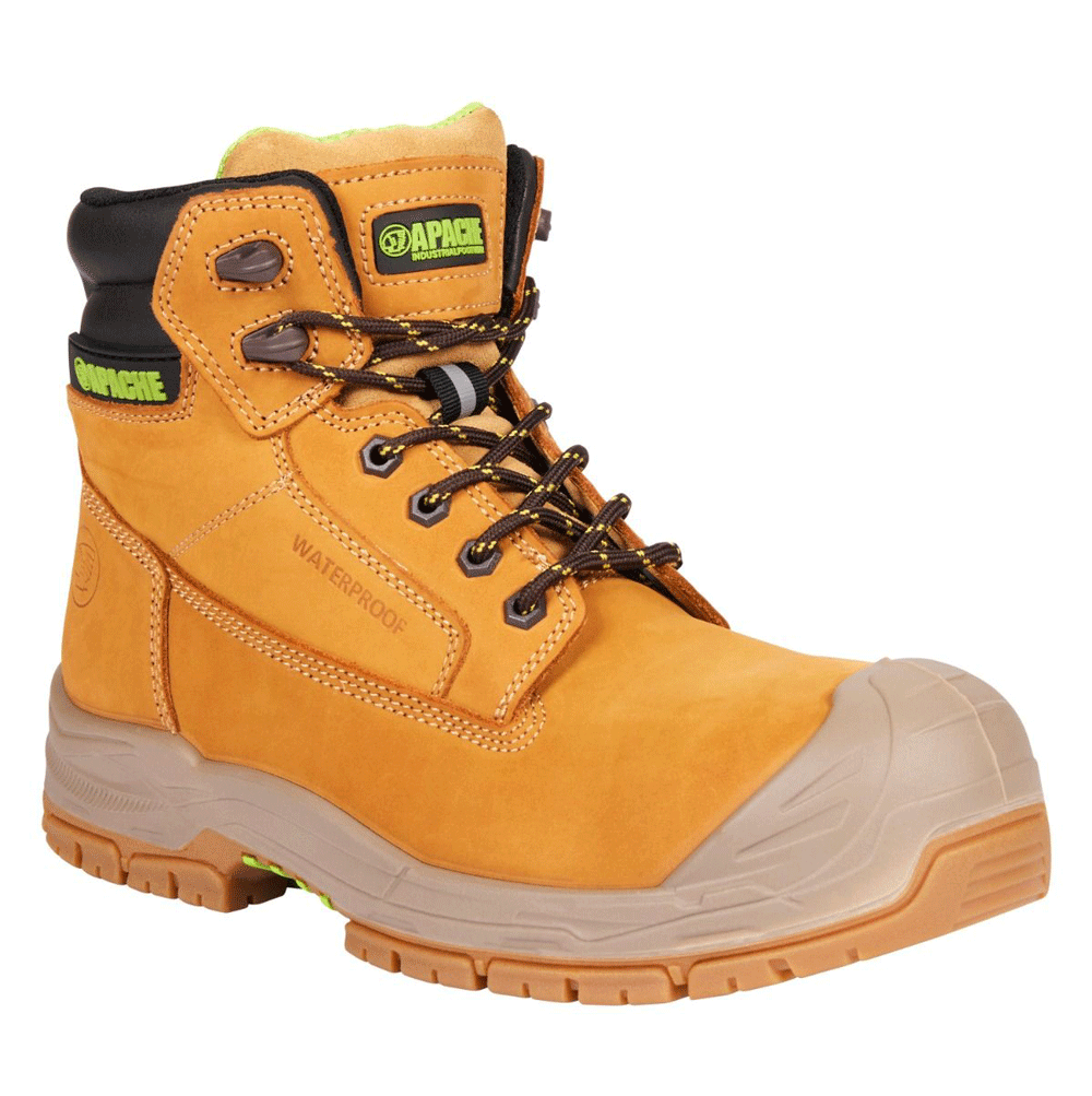 Apache Thompson Waterproof Gts Outsole Safety Boots Wheat