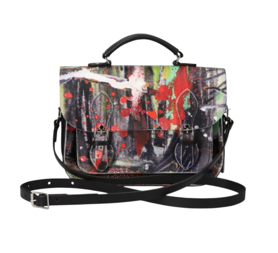 Zatchels Rachel Gadsden artist edition satchel back view