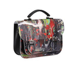 Zatchels Rachel Gadsden leather midi satchel side view