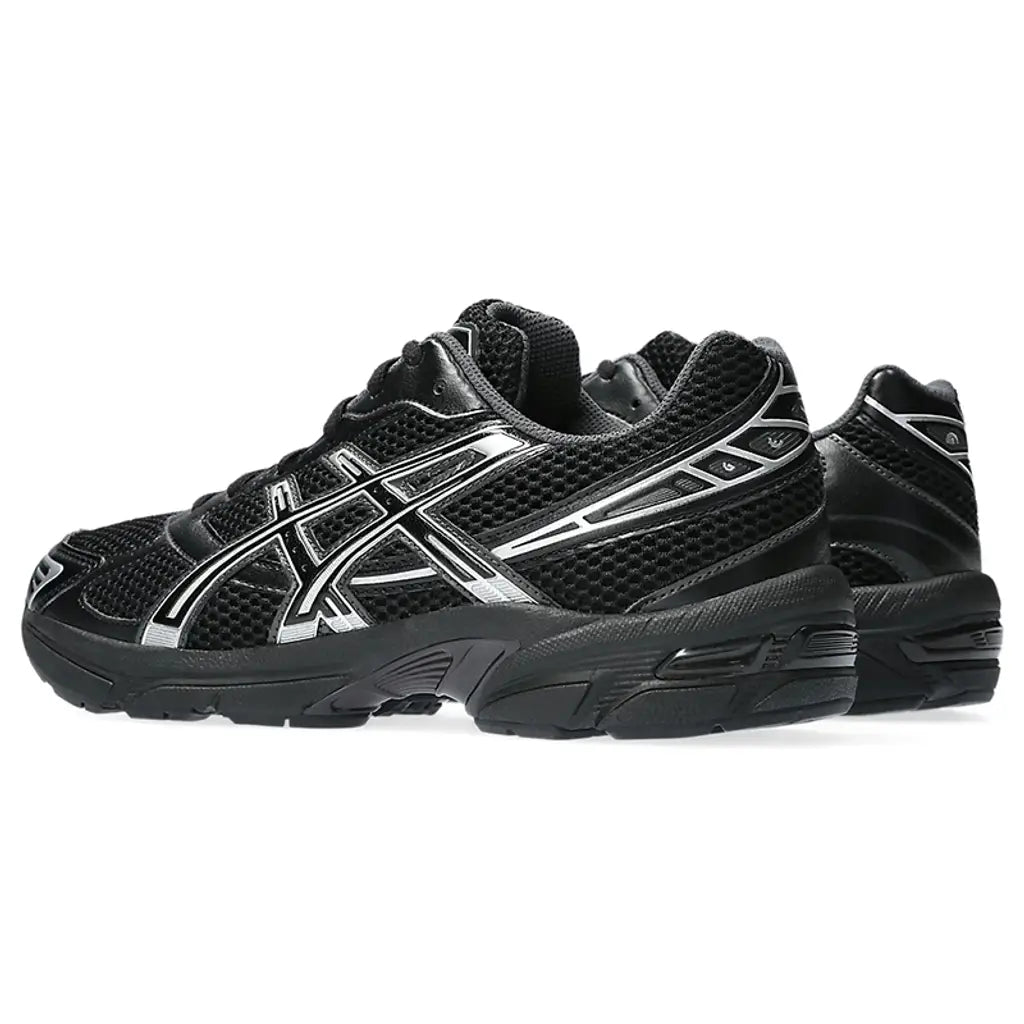ASICS GEL-1130 Black Pure Silver Trainers