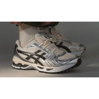 ASICS GEL-KAYANO 14 Cream Black Metallic Plum Trainers