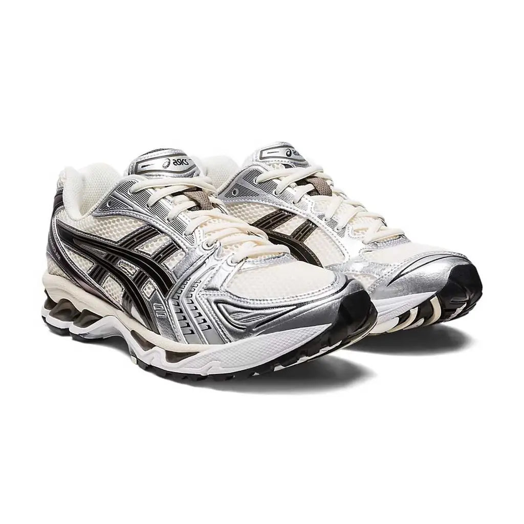 ASICS GEL-KAYANO 14 Cream Black Metallic Plum Trainers