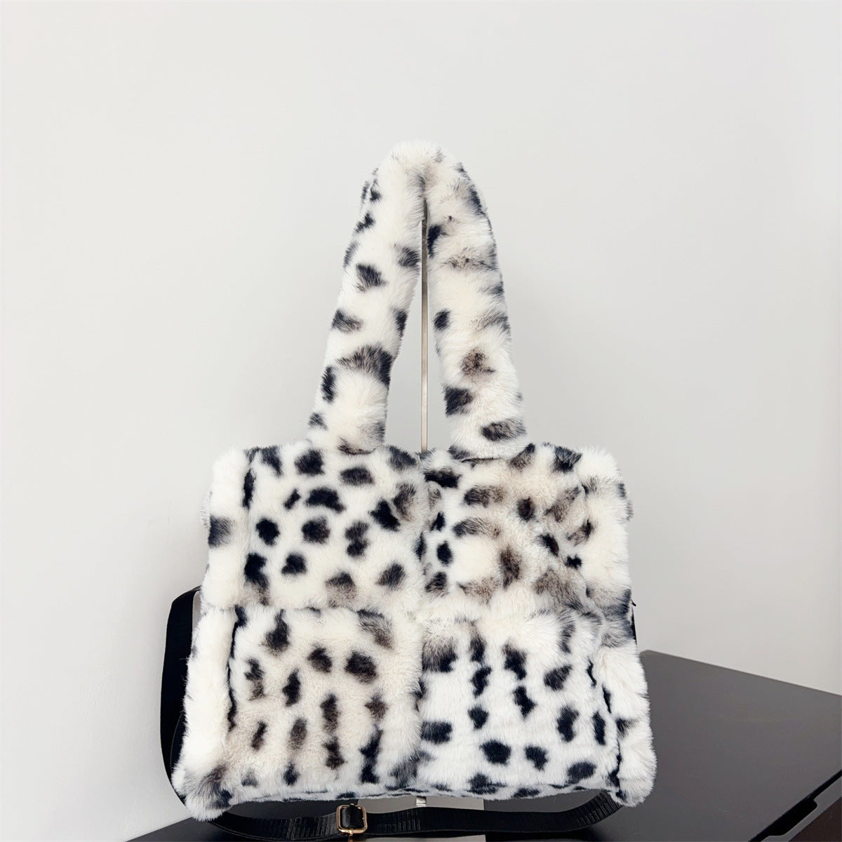 Leopard Print Large Capacity Tote Messenger Bag