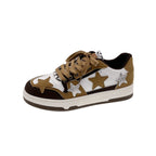 Canvas Low Top Lace Up Round Toe Trainers