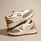 Breathable Mesh Low Top Lace Up Round Toe Running Trainers