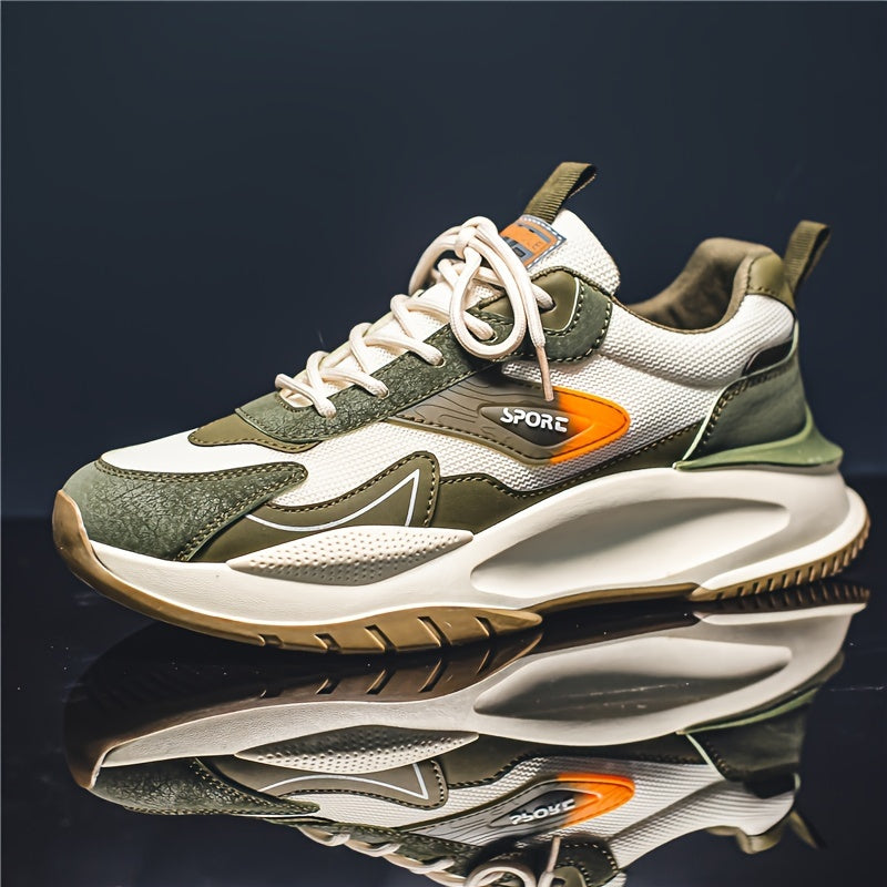 Mens Non Slip Low Top Round Toe Trainers